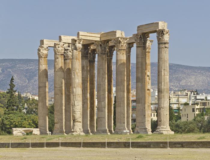 храм зевса в олимпии фото