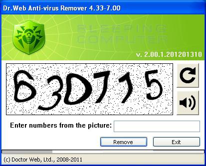 how to remove dr web from computer