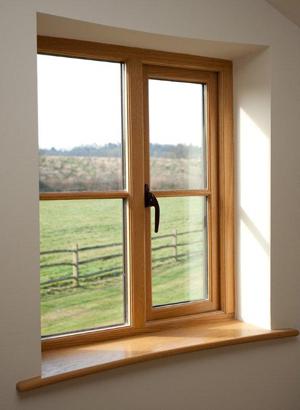 PVC window sill installation