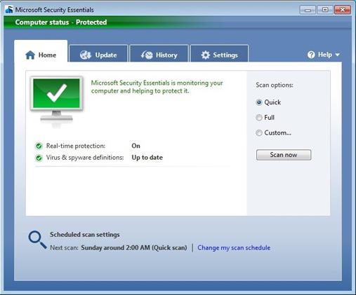  как удалить microsoft security essentials 4 