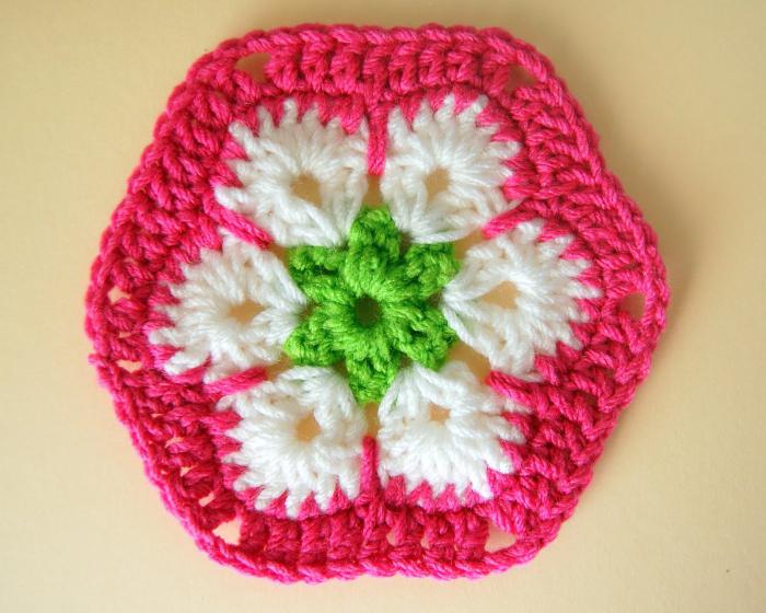 crochet african flower