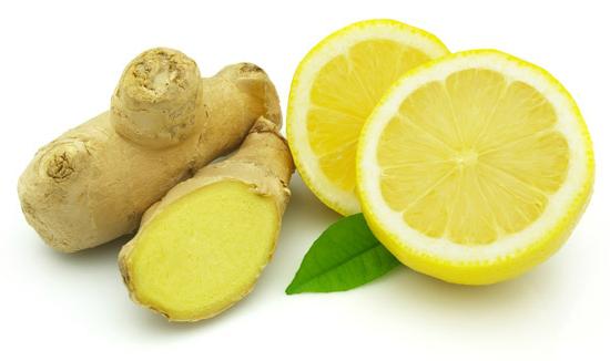 ginger drink with lemon