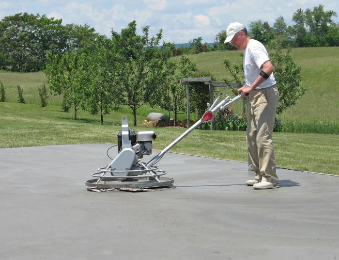 concrete trowel