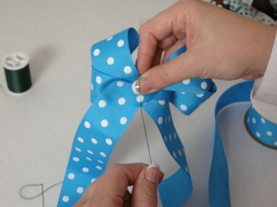 make satin ribbon bow