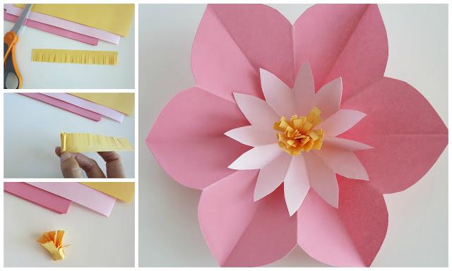 paper flower applique