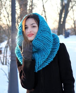 knit snood knitting needles