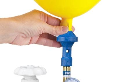 how to inflate balls at home like helium