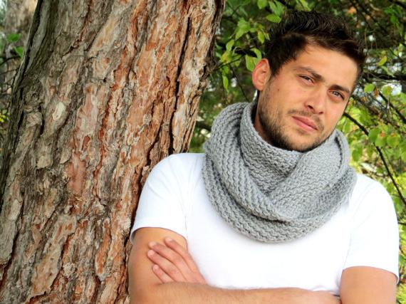 knitting patterns for men's scarves