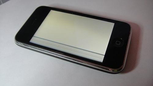 iphone 3g белый экран