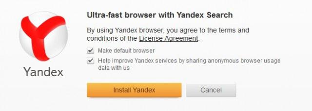 Yandex search engine