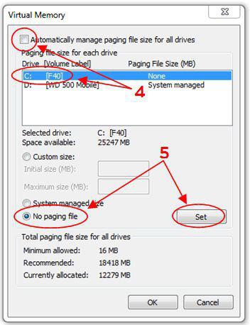 Pagefile sys windows 7