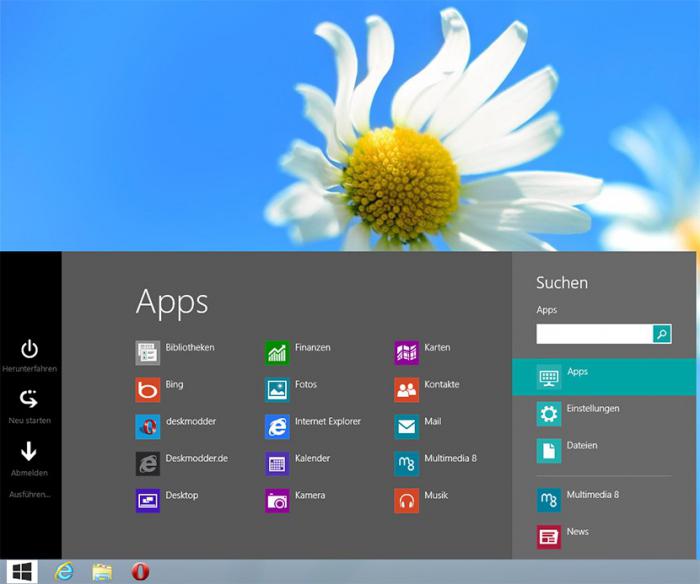 Как установить значки на рабочем столе windows 8