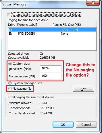 Как изменять файл подкачки?
