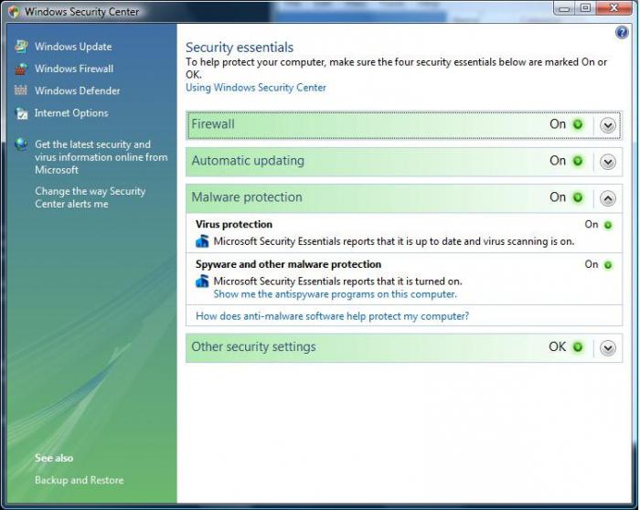 how to disable antivirus microsoft security essentials