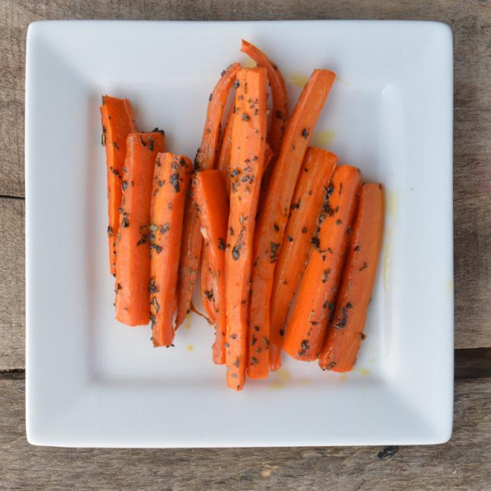 boiled carrots calorie