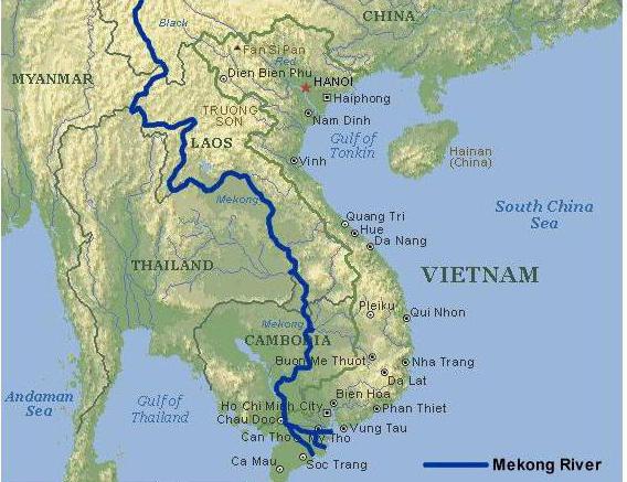 устье реки меконг