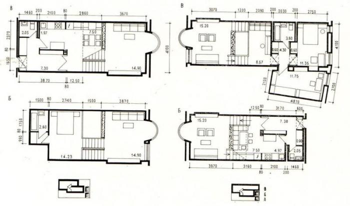 floor plans for apartments with dimensions