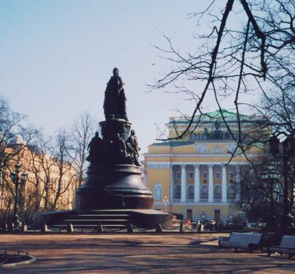 санкт петербург памятник екатерине 2