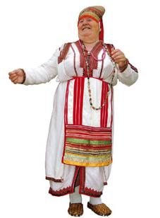 traditional costumes of the Volga peoples Mordovian