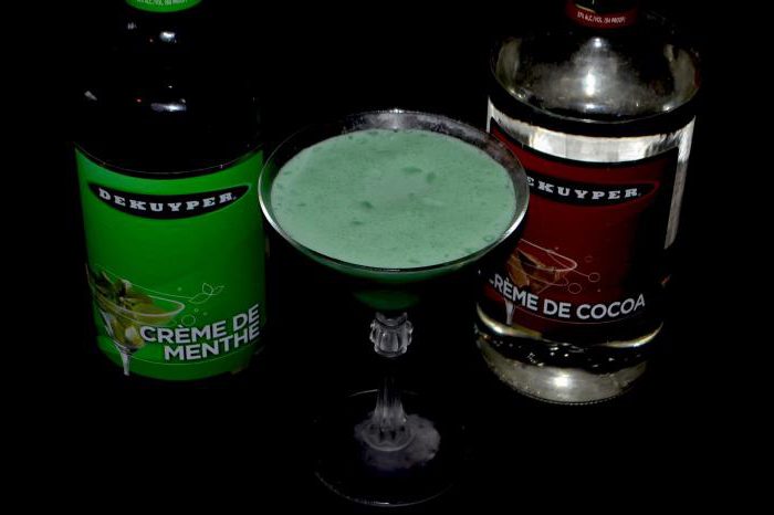коктейль зеленый кузнечик