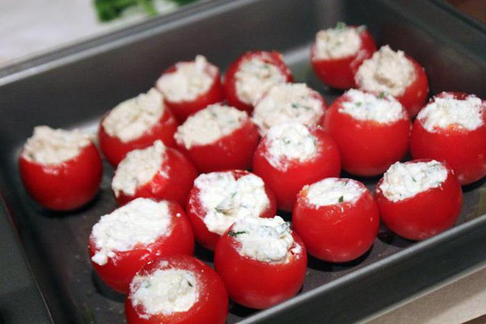 stuffed tomatoes step by step recipe with cheese and garlic