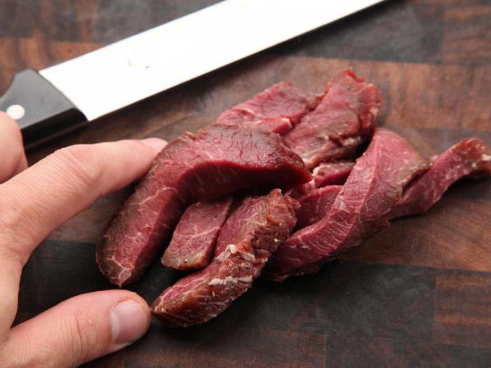 как сделать строганину из мяса