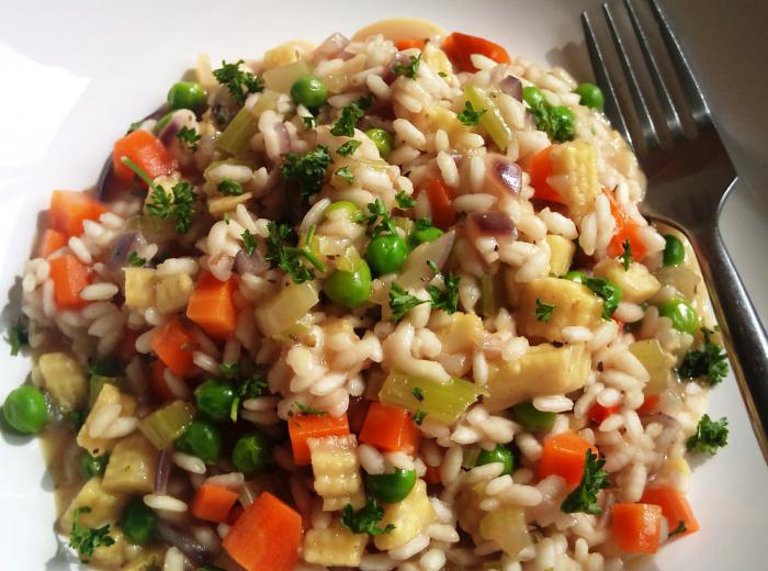 pilaf with mushrooms calorie content