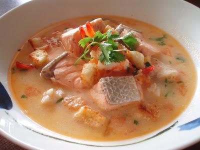 финский рыбный суп со сливками