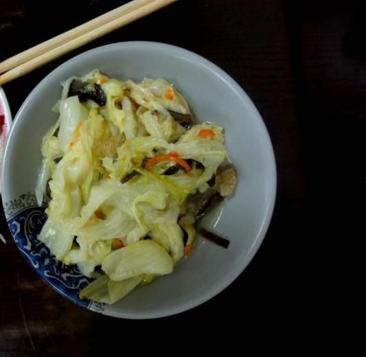 cabbage in a sweet marinade