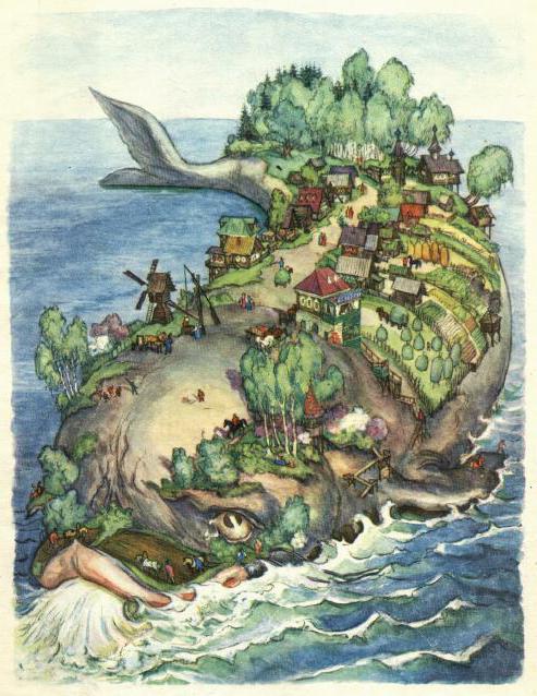 Рыба остров синдбад рисунок