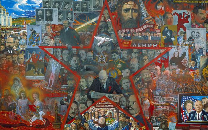 Илья Глазунов галерея картины 