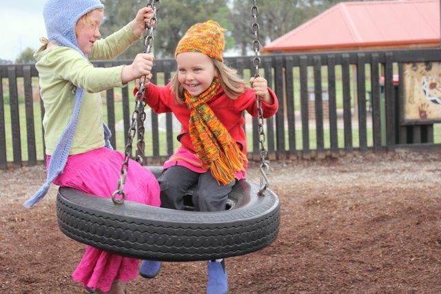 Children's corner in the country photo