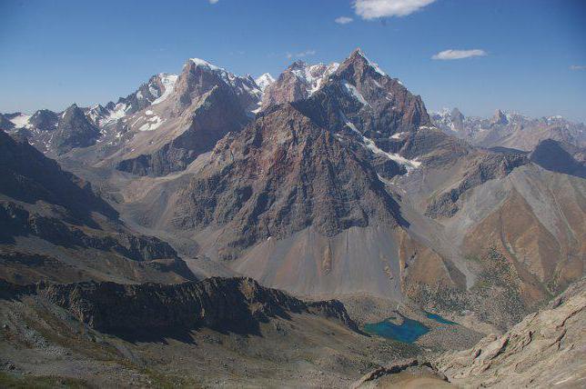 горы таджикистан 