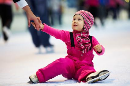 how to teach a child to skate