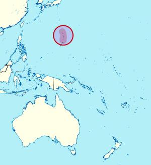 марианские острова на карте
