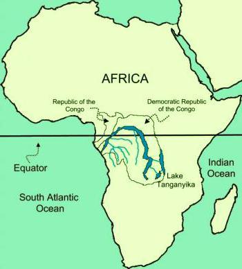 какая река африки дважды пересекает экватор