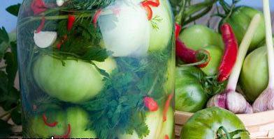 green tomatoes korean salads