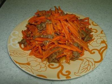 салат лисичка рецепт салата из морковки с сыром