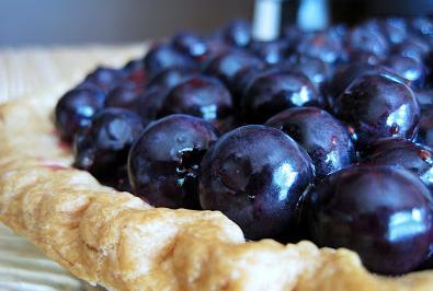 blueberry pie in a slow cooker