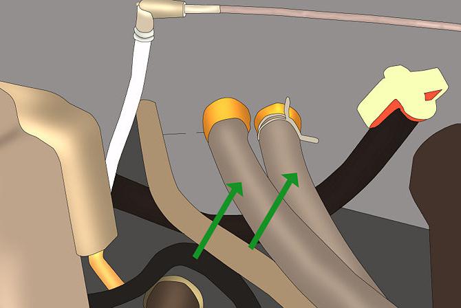 removal of air from the cooling system