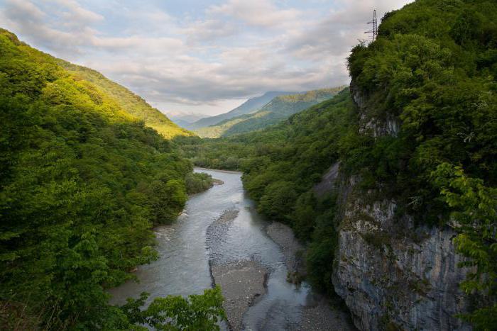 кодорское ущелье это речная долина абхазии