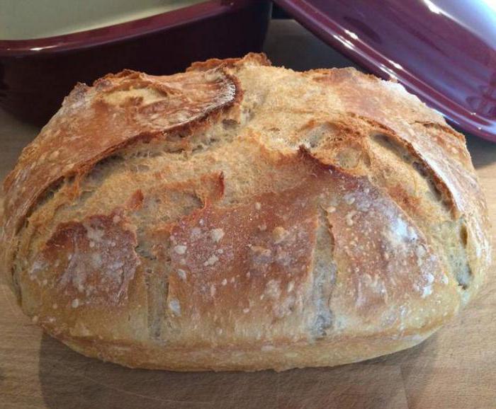 круглый хлеб в духовке 