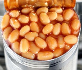 Beans canned calories