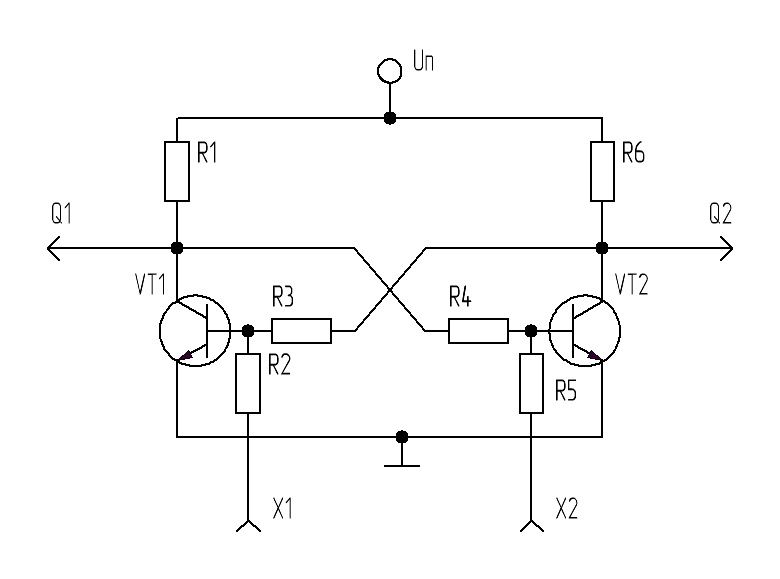 триггер на транзисторах