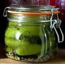 marinated cucumber