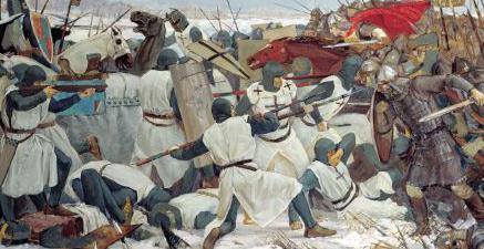 what battles glorified the Russian army