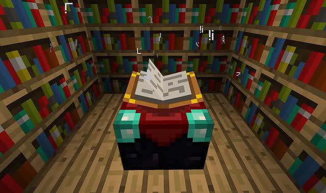 Minecraft как сделать стол зачарования