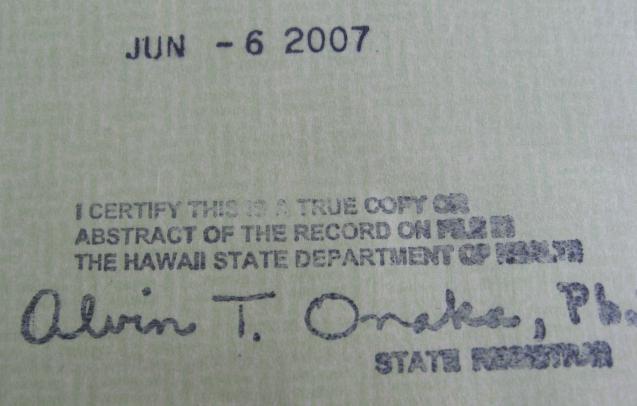 Beautiful passport signature