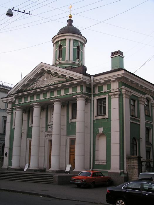 церкви санкт петербурга карта