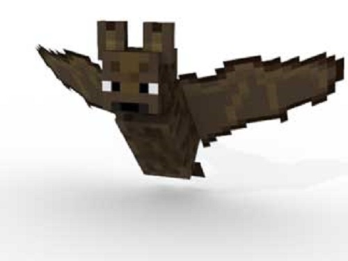 The bat in Minecraft